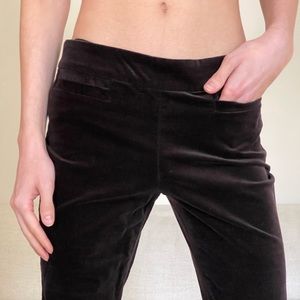 Authentic Gucci Women’s Signature Brown Velvet Pants by Tom Ford Fall 1996